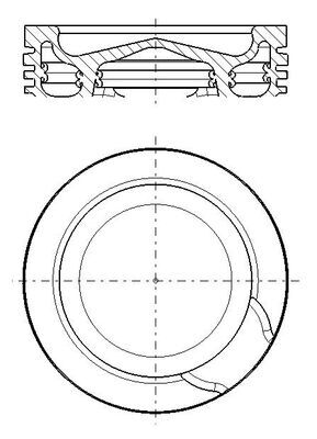 stūmoklis - 001 PI 00194 000 MAHLE