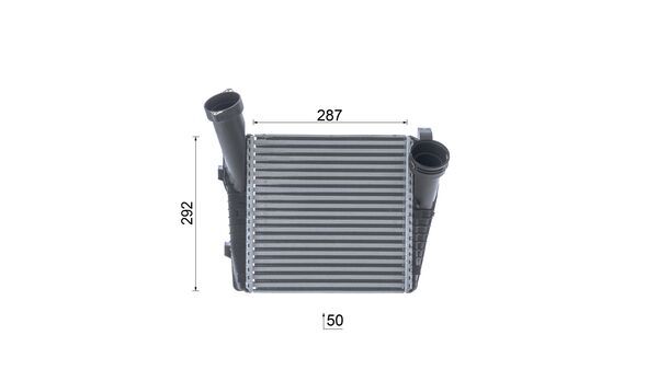 Intercooler - CI 141 000P MAHLE