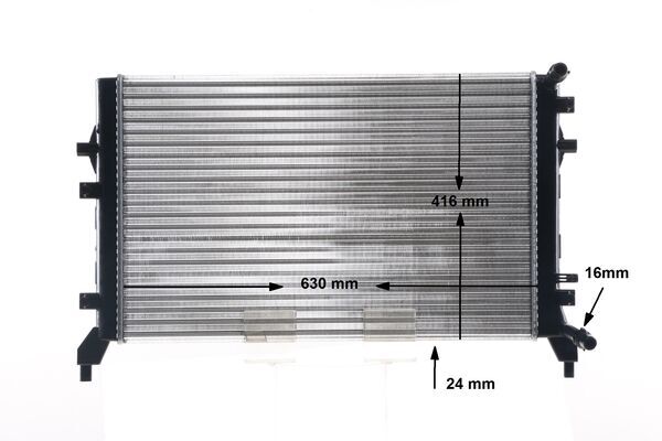 Radiator, engine cooling - CR 1382 000S MAHLE