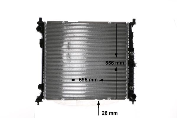 Radiator, engine cooling - CR 1906 000S MAHLE