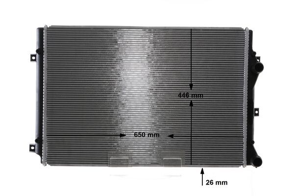 Radiatore bassa temperatura, Intercooler - CIR 32 000S MAHLE