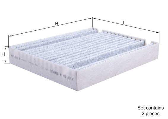 Filter, interior air - LAK 1151/S MAHLE
