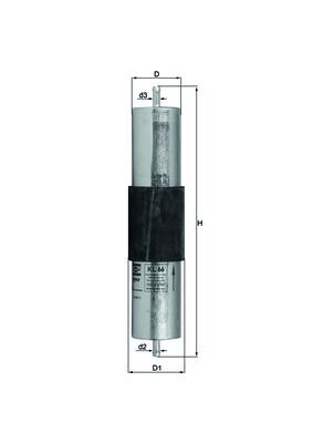 Filtro carburante - KL 66 MAHLE