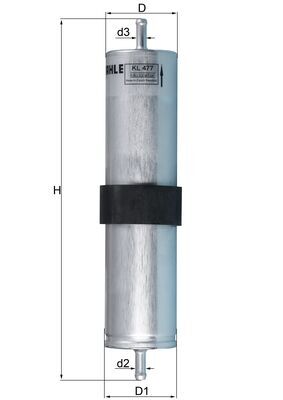 Fuel filter - KL 477 MAHLE