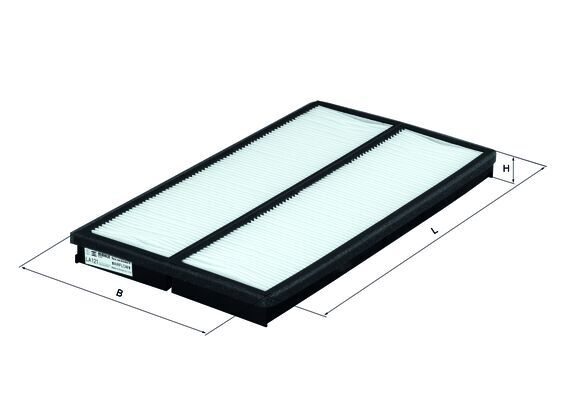 Filter, interior air - LA 121 MAHLE
