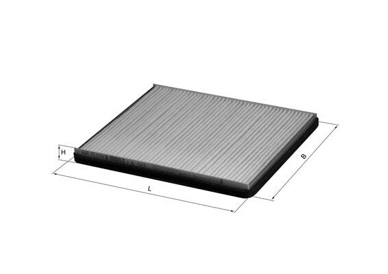 Filtro, Aria abitacolo - LA 143 MAHLE