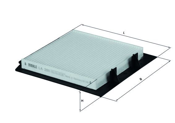 filtras, salono oras - LA 288 MAHLE