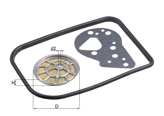 Filtro idraulico, Cambio automatico - HX 82D MAHLE