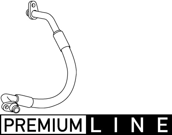 High Pressure Line, air conditioning - AP 100 000P MAHLE