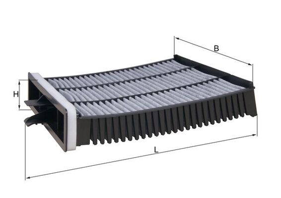 Filter, interior air - LAK 227 MAHLE