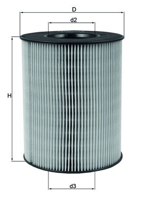 oro filtras - LX 794 MAHLE