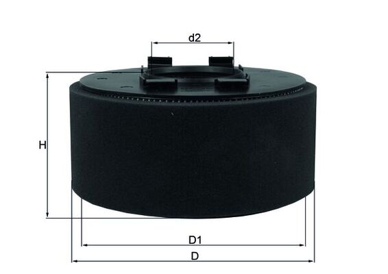 Air Filter - LX 870 MAHLE