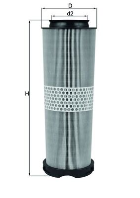 oro filtras - LX 1020/1 MAHLE