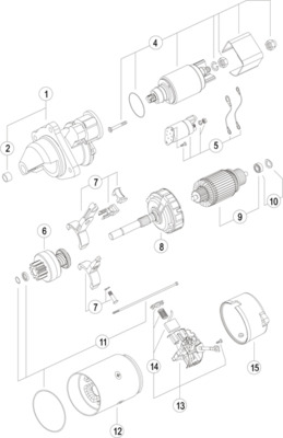 Starter - MS 235 MAHLE