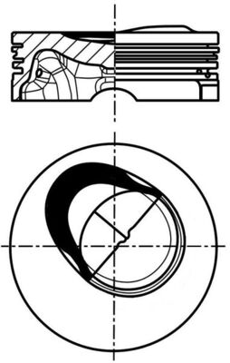 Piston - 028 PI 00130 000 MAHLE