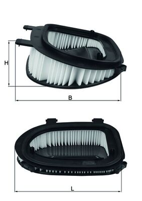 Filtro aria - LX 3541 MAHLE