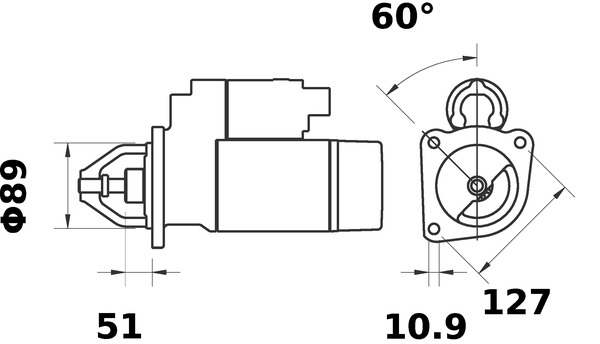 Starter - MS 365 MAHLE