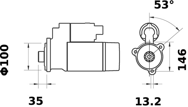 starteris - MS 286 MAHLE