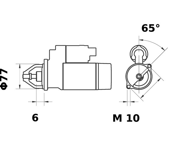 Starter - MS 233 MAHLE