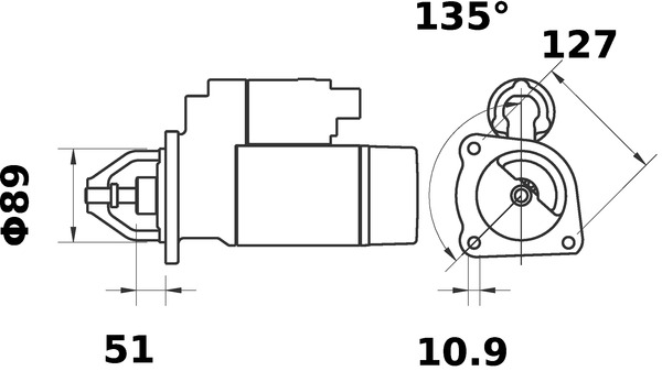 starteris - MS 34 MAHLE