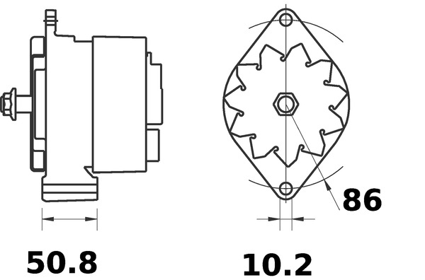 Generator - MG 477 MAHLE
