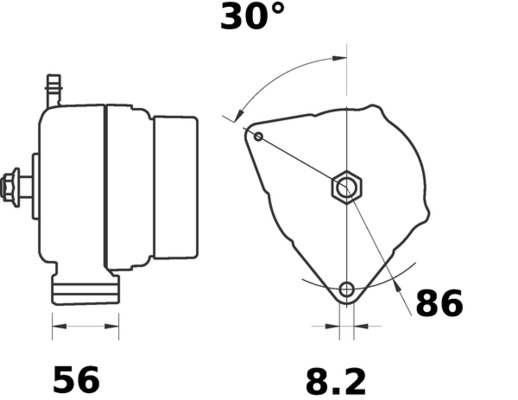 Generator - MG 353 MAHLE