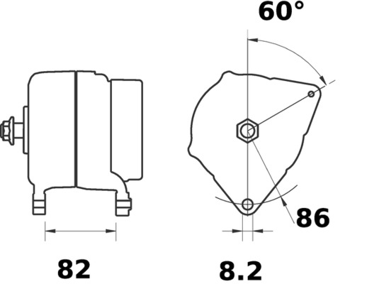 Generator - MG 308 MAHLE