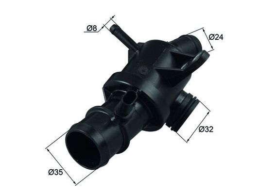 Thermostat, coolant - TM 40 92 MAHLE