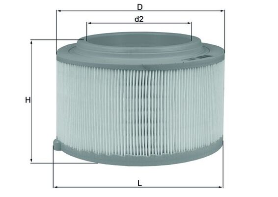 Luftfilter - LX 3458 MAHLE
