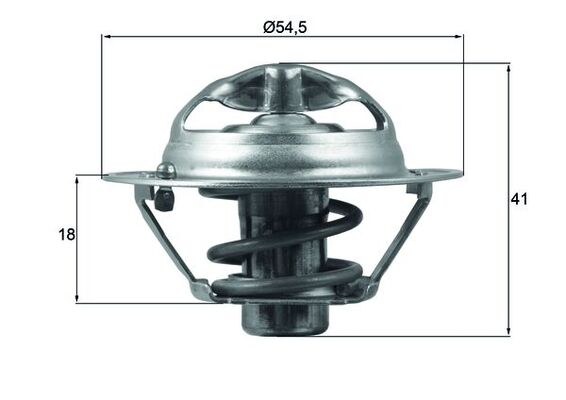 Termostato, Refrigerante - TX 162 82D MAHLE