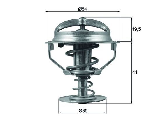Termostato, Refrigerante - TX 164 82D MAHLE