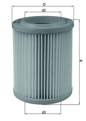 Filtro aria - LX 1768 MAHLE