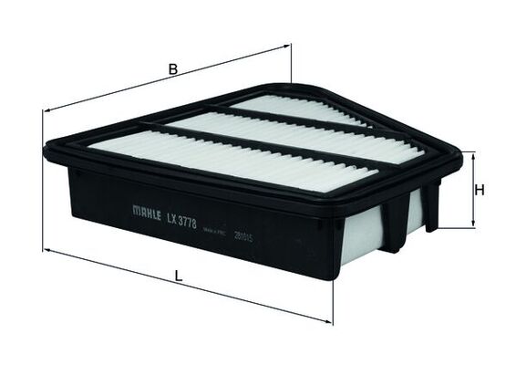 Filtro aria - LX 3778 MAHLE