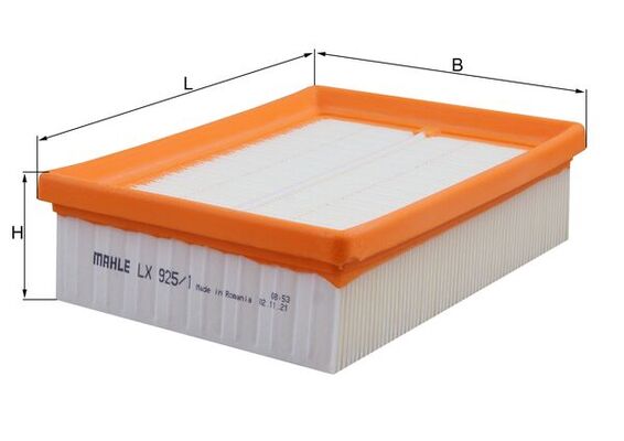 Filtro aria - LX 925/1 MAHLE