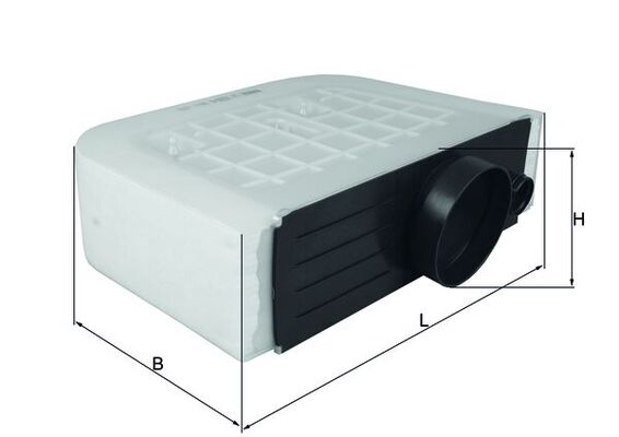 Filtro aria - LX 3233/6 MAHLE