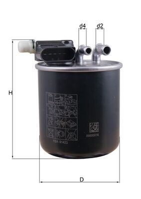 Fuel filter - KL 948 MAHLE