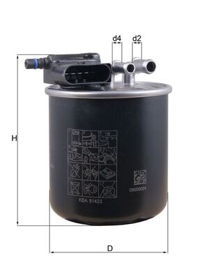 Fuel filter - KL 949 MAHLE