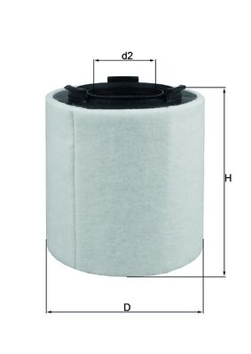 Filtro aria - LX 2831 MAHLE