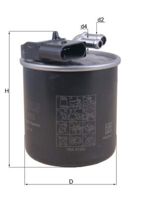 Fuel filter - KL 950 MAHLE