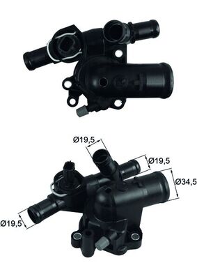 Thermostat, coolant - TI 248 83 MAHLE