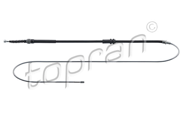 Cavo comando, Freno stazionamento - 116 397 TOPRAN