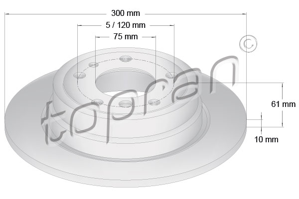 Discofreno - 500 562 TOPRAN