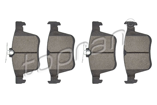 Brake Pad Set, disc brake - 115 815 TOPRAN
