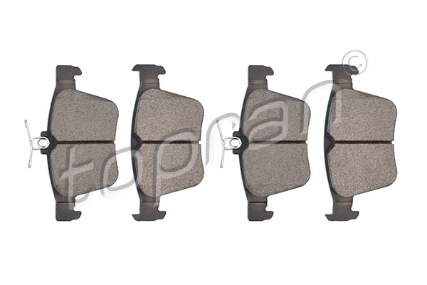 Brake Pad Set, disc brake - 116 650 TOPRAN