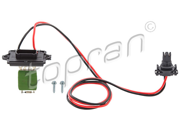 Resistenza, Ventilatore abitacolo - 701 809 TOPRAN
