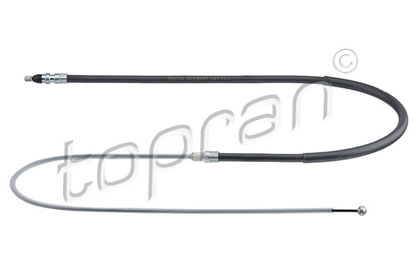 Cable, parking brake - 501 721 TOPRAN
