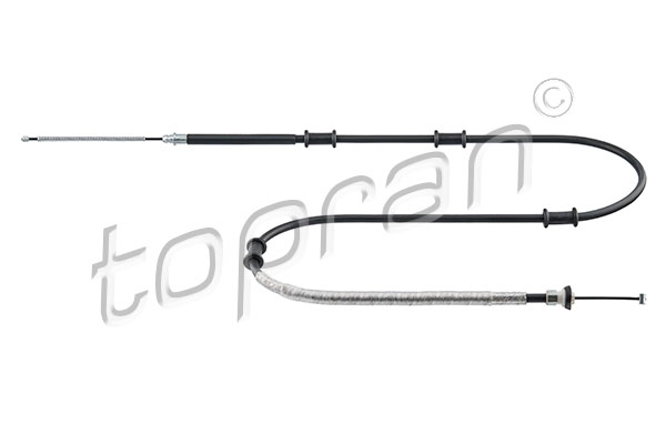 Cable, parking brake - 208 595 TOPRAN