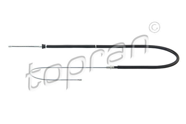 Cable, parking brake - 117 487 TOPRAN