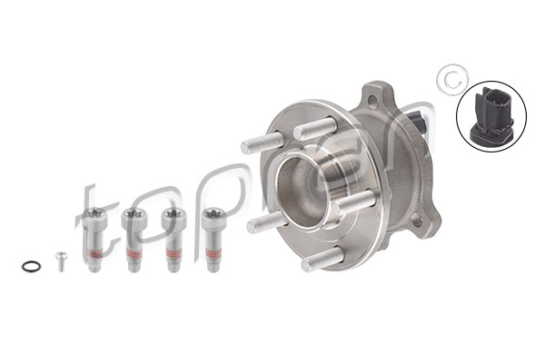 Kit cuscinetto ruota - 304 871 TOPRAN