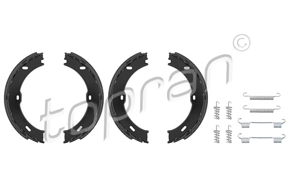 Brake Shoe Set, parking brake - 112 172 TOPRAN